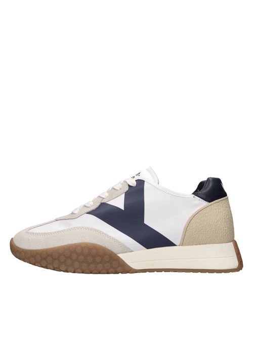 Sneakers in camoscio ecopelle e tessuto KEH NOO | S00KM9313BIANCO-NAVY